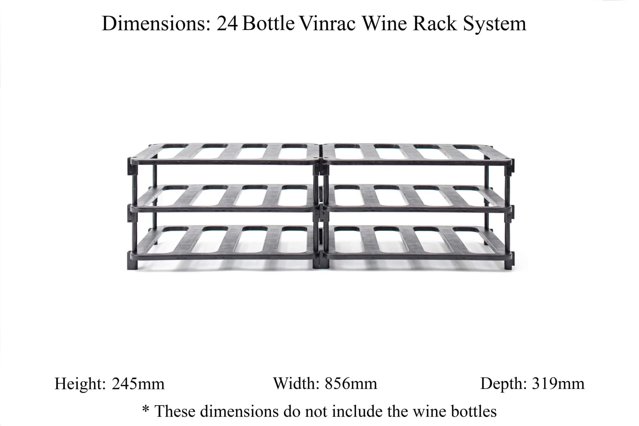 24 Bottle Wine Rack by Vinrac Modular and Affordable